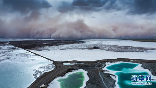 震撼 青海一地遭遇沙尘暴,滚滚黄沙如 大片上映